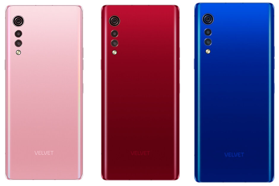 LG Velvet获得了三种新颜色；给七个带来选择
