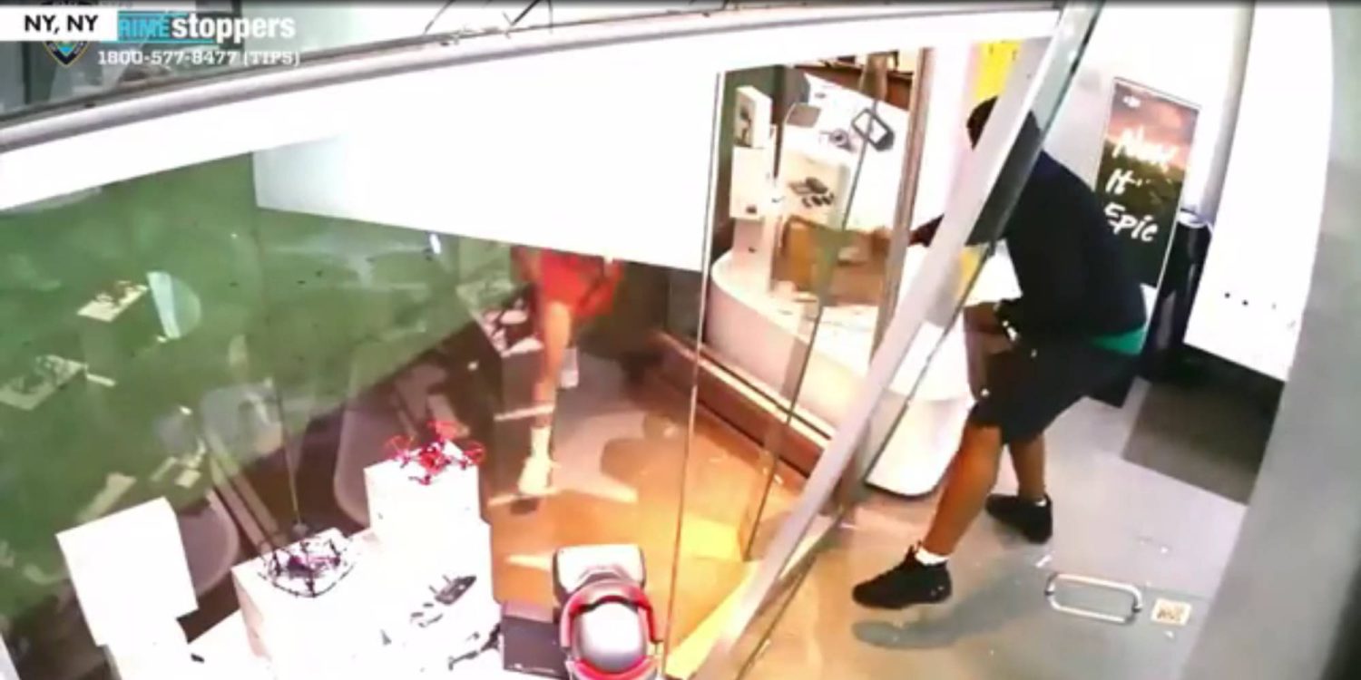 价值1.6万美元的DJI无人机从DJI纽约商店被抢劫