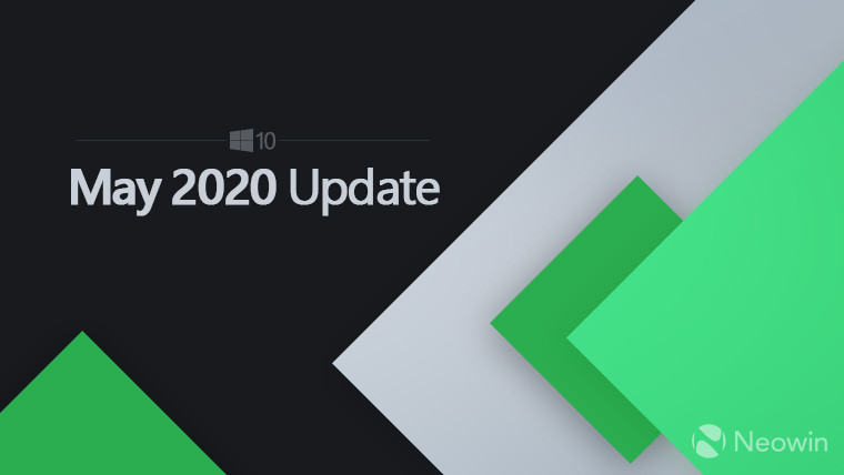 Windows 10 May 2020更新今天向更多人推出